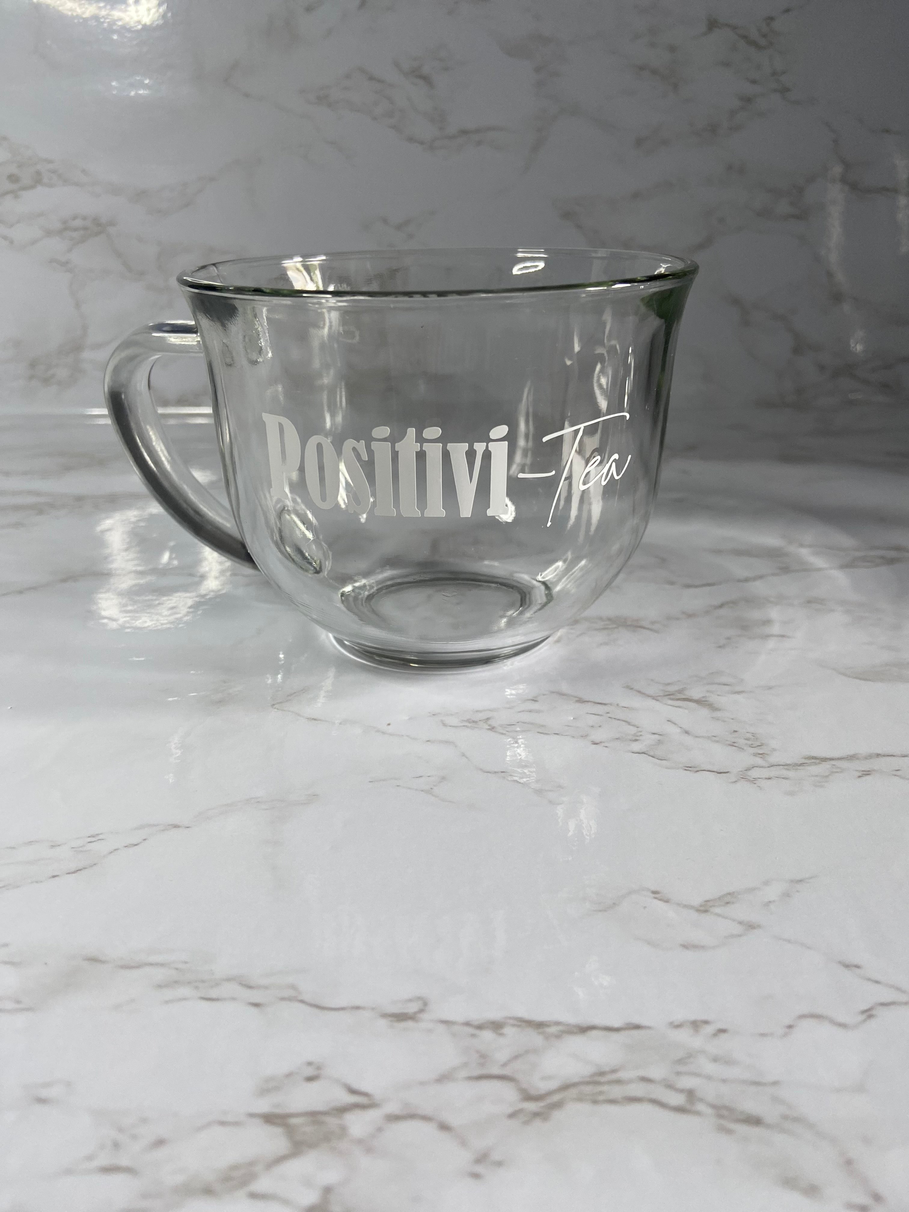 Positivi-Tea Glass Mug