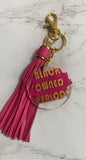 Black Owned PeriodT Acrylic Keychain